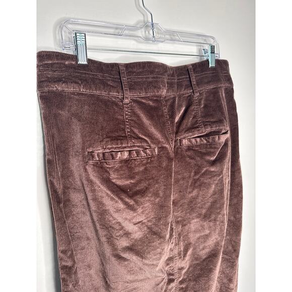 Early 2000s Pilcro Brown Corduroy Midi Skirt Preppy Fall Winter US 14 - Picture 7 of 11